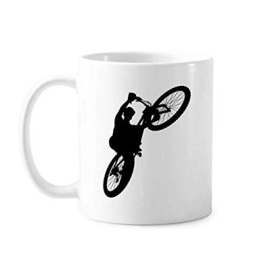 Imagem de Sports Ride Jumping Bicycle Player Caneca cerâmica cerâmica xícara de café porcelana louça