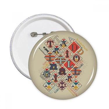 Imagem de Utensílios de jogos de cartas fichas padrão pinos redondos crachá botão emblema acessório decoração 5 peças