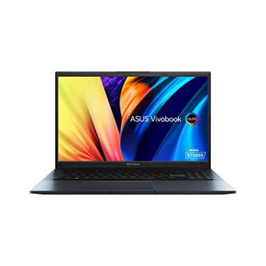 Imagem de ASUS Notebook Vivobook Pro 15 OLED, tela OLED de 39.6 cm 2.8K, CPU móvel AMD Ryzen 7 6800H, GPU NVIDIA GeForce RTX 3050 Ti, 16 GB de RAM, SSD de 1 TB, Windows 11 Home, azul silencioso, M6500RE-EB74