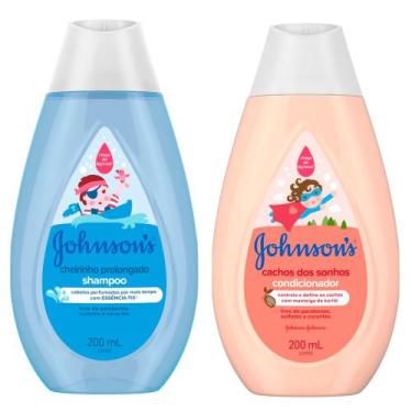 Imagem de Kit Shampoo Johnson's Cheirinho Prolongado 200ml E Condicionador Johns