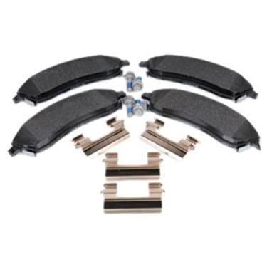 Imagem de GM Genuine Parts 171-688 Conjunto de pastilhas de freio a disco frontal com clipes e parafusos