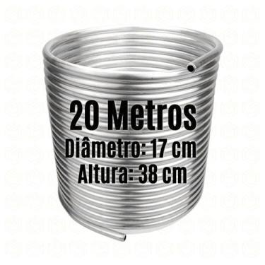 Imagem de Serpentina Para Chopeira - Alumínio 3/8" - Espiral Simples - 20 Metros