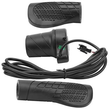 Imagem de Alça de meia torção para bicicleta elétrica, alça de acelerador de borracha, junta SM esquerda para bicicleta elétrica, acessórios modificados 76x