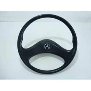 Imagem de VOLANTE DIRECAO PRETO MB 1618 1620 2325 1218 COM ESTRIA CHAVETA EMBLEMA