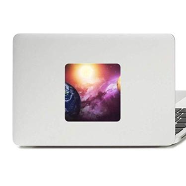 Imagem de Planeta Terra, vermelho, azul, colorido, decalque, vinil, paster, laptop, decoração de PC