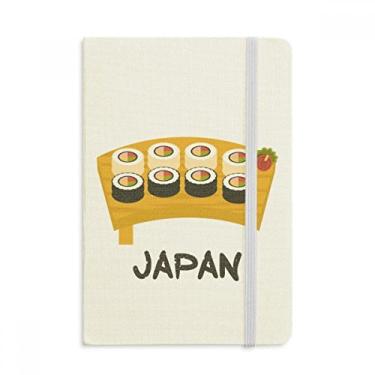 Imagem de Caderno tradicional japonês, conjunto de sushi, capa dura oficial, diário clássico