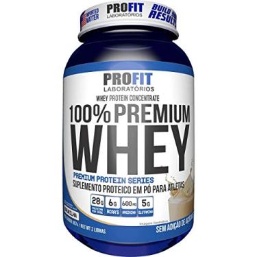 Imagem de 100% Premium Whey Baunilha 907G, Profit