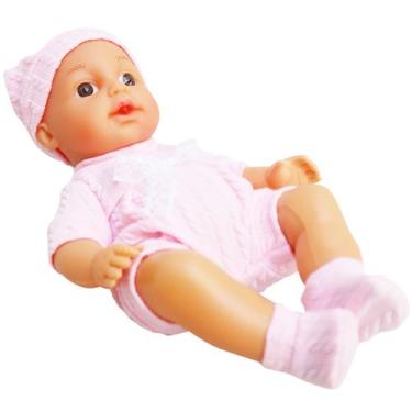 Imagem de Boneca Baby Sapequinha Faz Xixi Com Fralda Mamadeira Chupeta Certidão