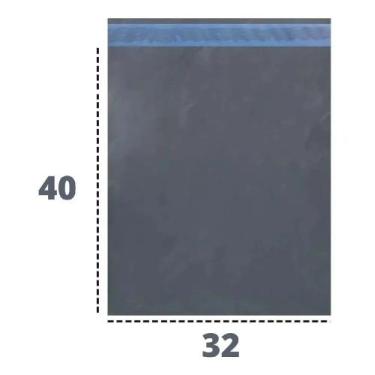 Imagem de Premier Pack Envelope Plástico De Segurança 250 Unidades 32X40 Cm Cinz