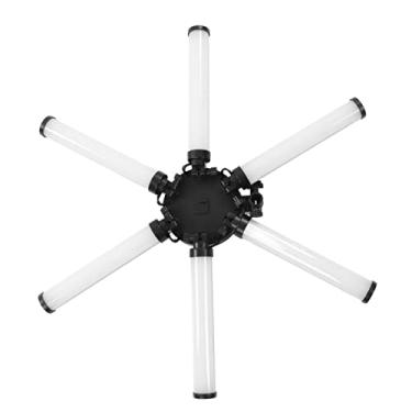 Imagem de Luz de Anel de Estrela LED, 26 pol. 6 Tubos Lâmpada de Luz de Estrela de Fotografia LED, Luz de Preenchimento Portátil Com Suporte de Telefone, para Telefone de Estúdio (plugue da ue)