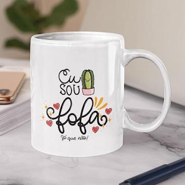 Imagem de Caneca Meme Eu Sou Fofa Só Que Não