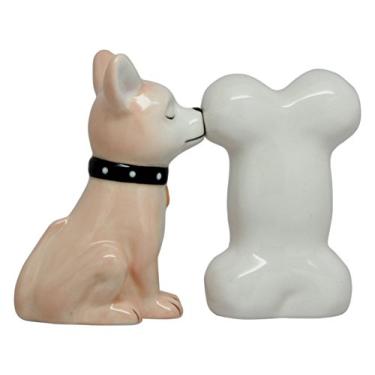 Imagem de Pacific Giftware Atrativos Saleiro e Pimenta Shaker - Chihuahua e Bone