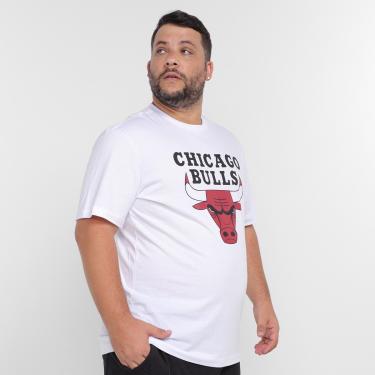 Imagem de Camiseta NBA Chicago Bulls New Era Basic Logo Plus Size Masculina-Masculino