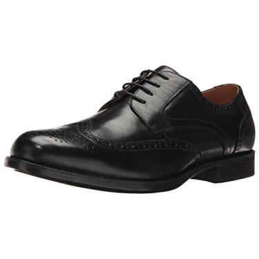 Imagem de Florsheim Sapato social masculino Medfield Wing tip Oxford, Preto, 10