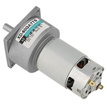 Imagem de Motor De Engrenagem, DC 12V/24V 35W Mini Motor De Engrenagem DC Metal Velocidade Ajustável Grande Motor De Torque CW/CCW(12V 5rpm)