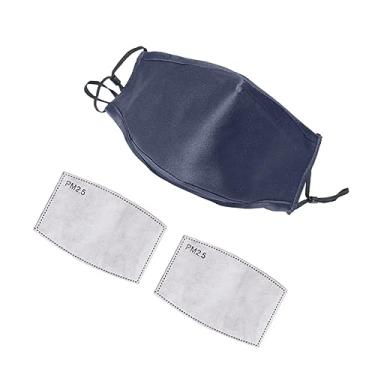 Imagem de Angoily 1Pc Contra Poeira Máscara Máscara Boca Máscara Máscara De Algodão Máscara Facial Carvão Ativado Máscara Facial