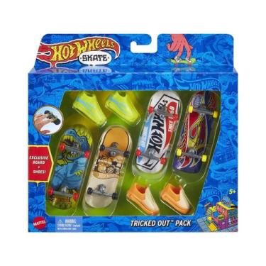 Hot Wheels Skate De Dedo Com Tênis Hgt46