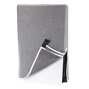 Imagem de Capa Contra Poeira Do Console PS5, Capa Contra Poeira No Modo Vertical Para Console PS5, Pano De Formiga, Console De Jogos, Capa Contra Poeira, Resistência A Arranhões Para Acessórios PS5, 15,4 X 10,2