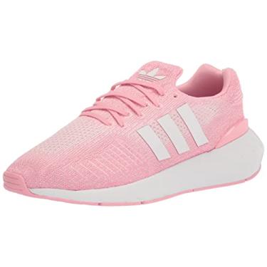 Imagem de adidas Tênis feminino Swift Run 22, Rosa claro/branco/quase rosa, 39