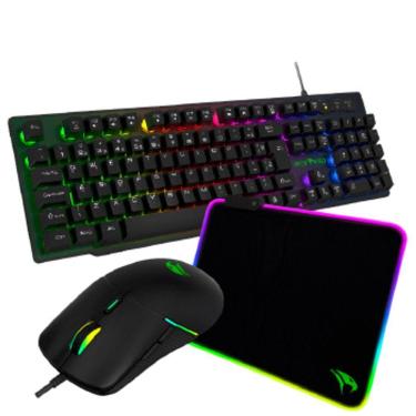 Imagem de Combo Teclado Mouse Mousepad Naja Vivensis  - 417
