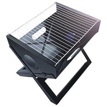 Imagem de CHURRASQUEIRA DE CARVÃO PORTÁTIL MALETA PINTADA PRÁTIKA ALFA SUPORTEL