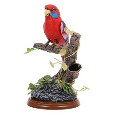 Imagem de ERINGOGO Brinquedo de pássaro de simulação decoração do gramado do jardim enfeite de passarinho brinquedos ornamento suprimentos de jardim modelo de pássaro animal pássaro artificial gaiola