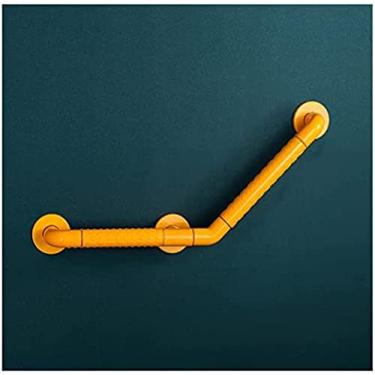 Imagem de Barra De Apoio Para Banheiro Barra De Apoio Para Banheira Com Círculos Luminosos De Segurança Alça De Suporte De Segurança De Aço Inoxidável Antiderrapante Para Idosos Com Deficiência,Amarelo,40cm