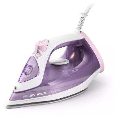 Imagem de Ferro de Passar Roupa philips A Vapor DST3010 vertical Rosa Antiaderente Calc-clean 2000w