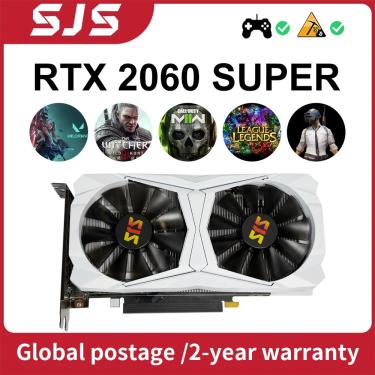 Imagem de Placa de vídeo gráfica super SJS-RTX 2060  8GB  GDDR6  256Bit  RTX2060super  8G para jogos de