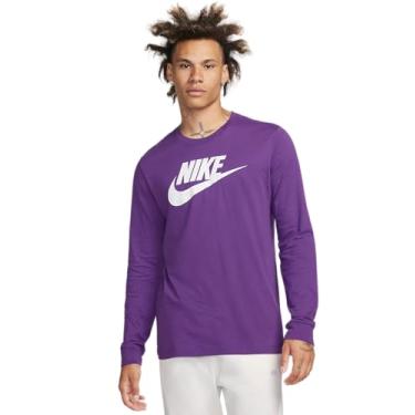 Imagem de Nike Camiseta masculina 100% algodão, Cosmos roxo, M