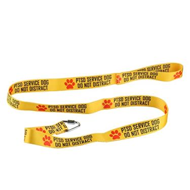 Imagem de PTSD Alert Dog Gift PTSD Service Dog Do Not Distract Leash Dog Leash Walking Training Dog Leashes Dog Owner Pet Lover Gift (PTSD Service Dog-YE)