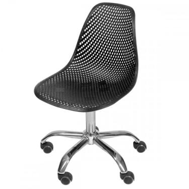 Imagem de CADEIRA COLMEIA PP PRETA BASE RODIZIO