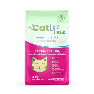 Imagem de AREIA GATOS GROSSA 4KG (MILHO e MANDIOCA)