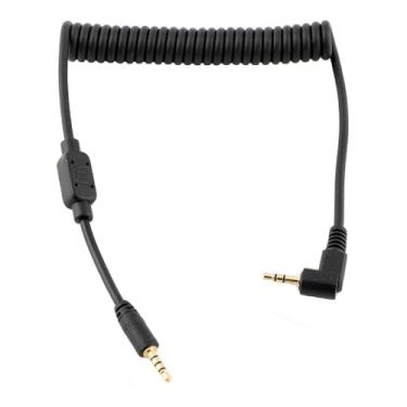 Imagem de Cabo de liberação do obturador da câmera P1 de 2,5 mm para cabo de controle remoto Speedlight Flash Gatilho Cabo de fio espiral para Panasonic Lumix GX8 GX7 FZ2500 FZ2000 FZ1000 II FZ300 FZ100