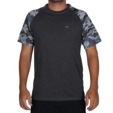 Imagem de Camiseta Estampada Wg Raglan Camouflaged - Chumbo Wg-Masculino