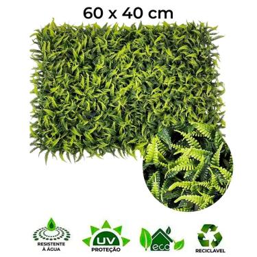 Imagem de Placa De Samambaia Artificial Jardim Vertical Muro Inglês