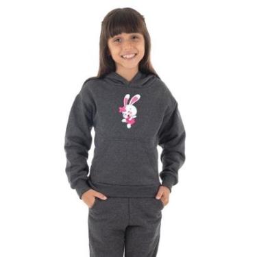 Imagem de Moletom Infantil Canguru Menina Coelhinho Benellys-Feminino