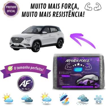 Imagem de Capa De Cobrir Carro Creta Forrada Impermeável Armada Force - Armada F