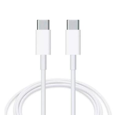 Imagem de Cabo Carregador Tipo-c para tipo-c Compatível com iPhone 15 15 pro 15 