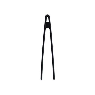 Imagem de Pinça Pegador Multiuso de Silicone 22cm Preto Oikos
