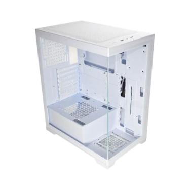 Imagem de Gabinete Gamer K-Mex Aqua Poseidon CG-W1G4 Branco Mid Tower Vidro Temp