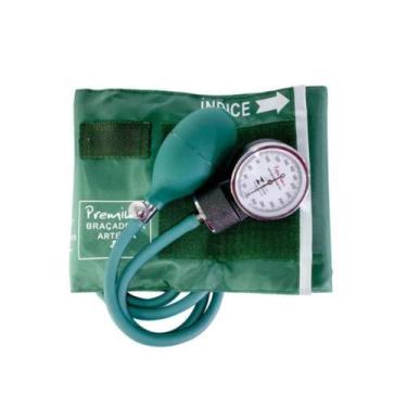 Imagem de Aparelho De Pressão Manual Esfigmomanômetro Premium Verde