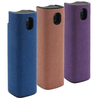 Imagem de Limpador de tela de computador laptop, spray de limpeza de tela sensível ao toque Hatstart e acessórios para remover impressões digitais para MacBook Display iPad iPhone telas Mac TV - rosa roxo azul