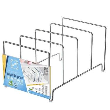 Imagem de Suporte organizador para pratos tampa de panela travessa - Arthi