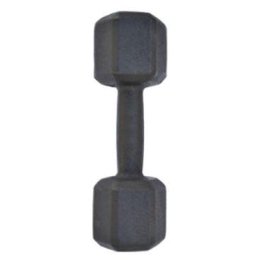 Imagem de Dumbbell Halter Sextavado Cross Pintado 18KG - Rythmoon, Preto
