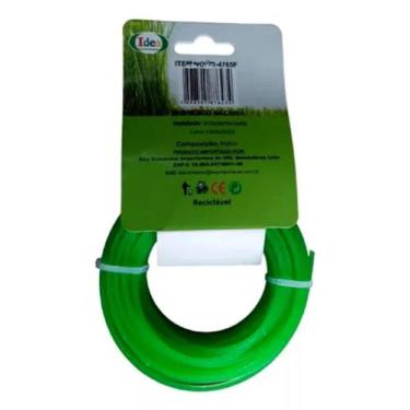 Imagem de Fio De Nylon Para Roçadeira 2.4mm X 10m Perfil Quadrado - I.D.E.A.+PRO
