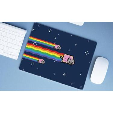 Imagem de Mouse Pad Emborrachado Personalizado Gatos Cat Felino, 40x30 - Deluzz,