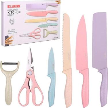 Imagem de Kit 6 Peças Churrasco Colorida - RELET