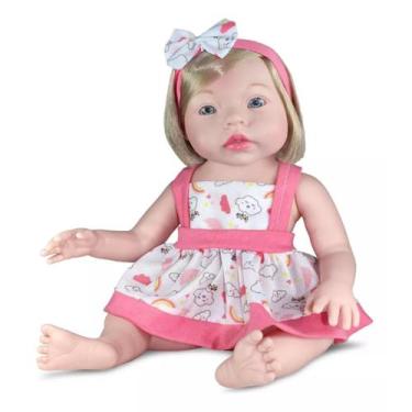 Imagem de Bebe Reborn Small Cabelo Loiro Boneca 37cm Com Acessórios - Sid Nyl