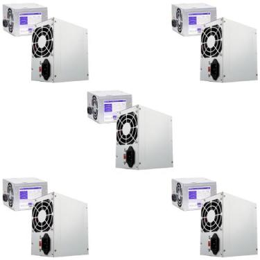 Imagem de Kit 05 Fonte De Alimentação 230w Atx Chave Manual Atacado - Hayom